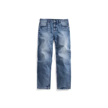 PEACEBIRD MEN Jeans Men Denim Medium Blue, Batch 1