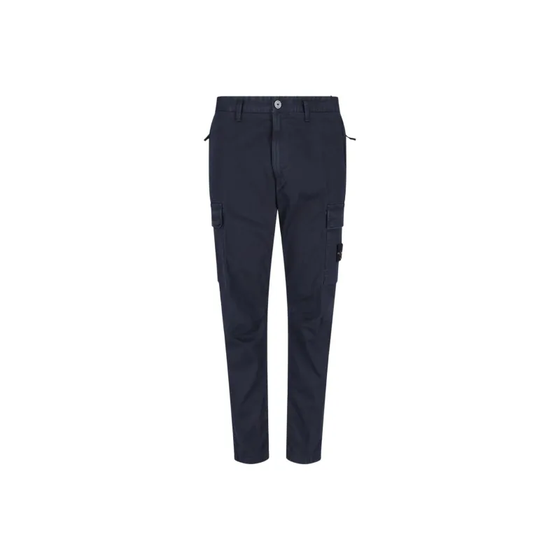 STONE ISLAND Pantalone Regular Tapered Pants-0