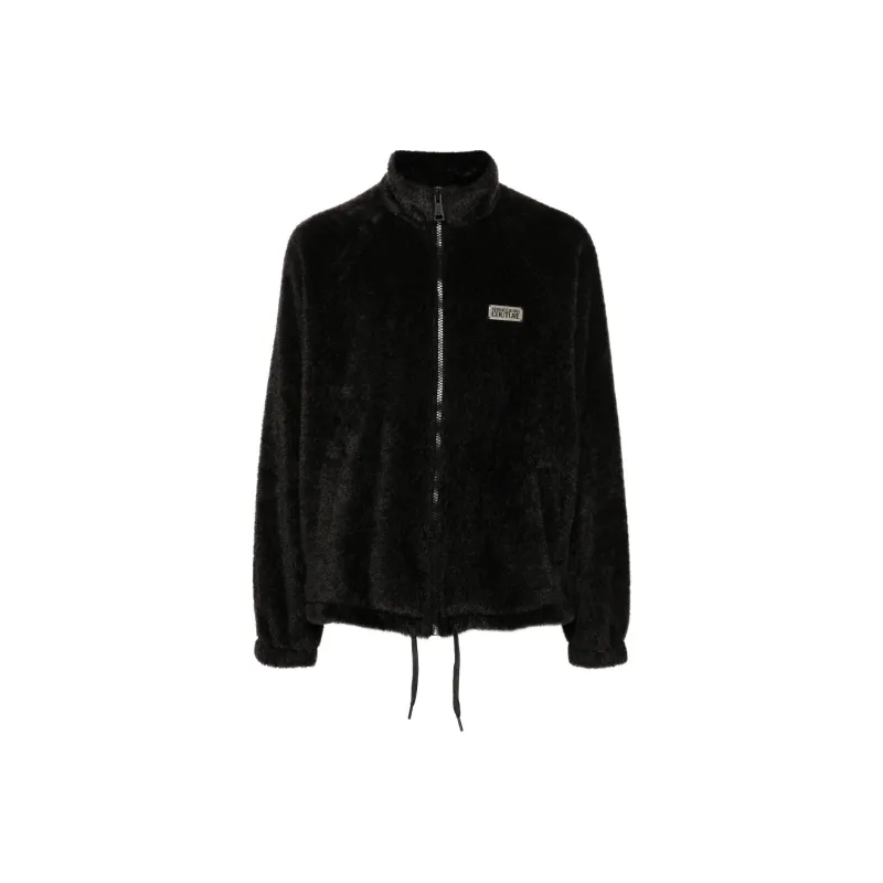 VERSACE JEANS Logo plaque Cardigan-0