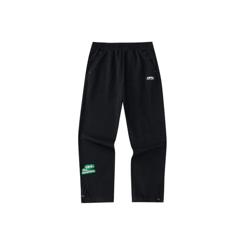 Anta Life Collection Casual Pants Unisex Basic Black-0