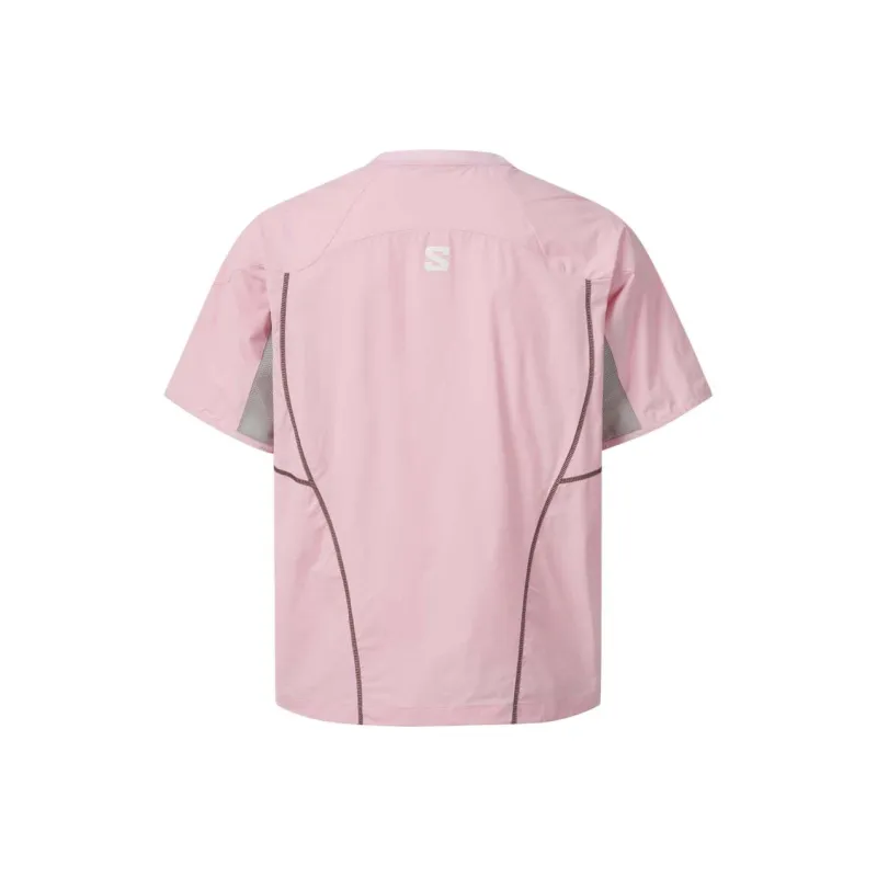 SALOMON UNI T Shirt Unisex Light Pink-1
