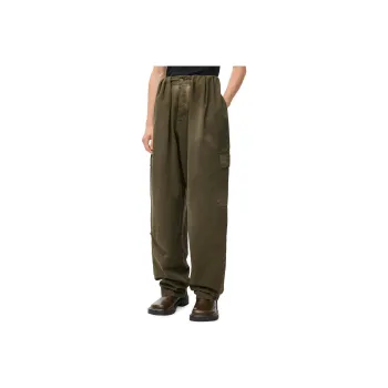 LOEWE Balloon SS25 Cargo Pants Men's Khaki Green