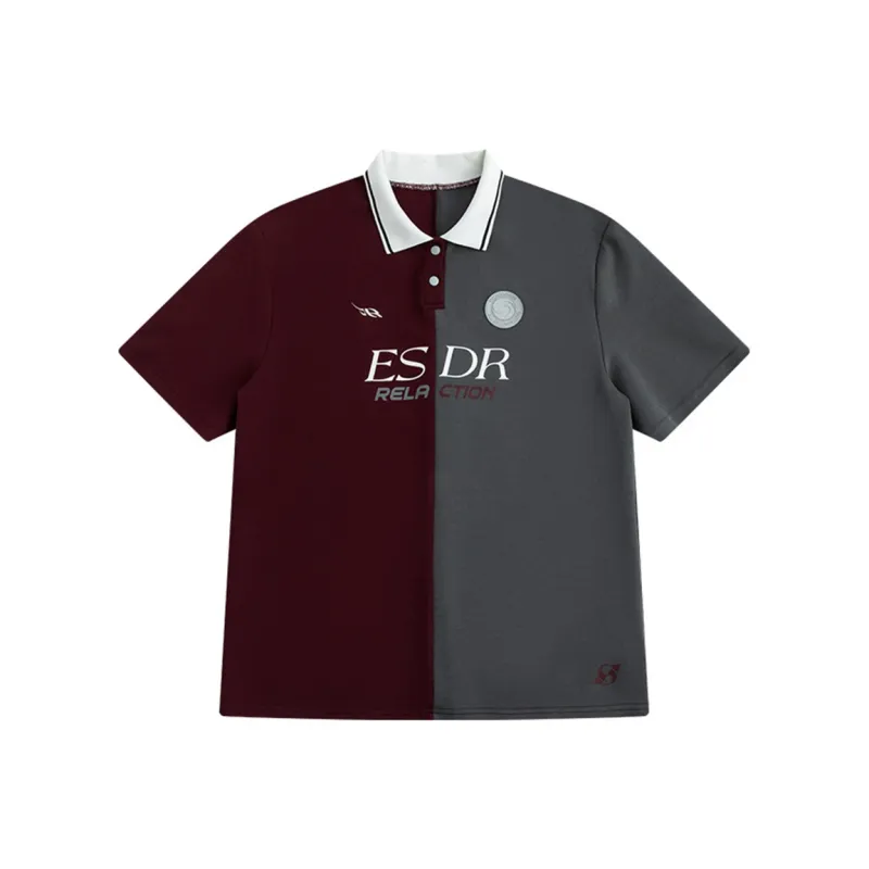 ENSHADOWER Polo Shirt Unisex Gray Red-0
