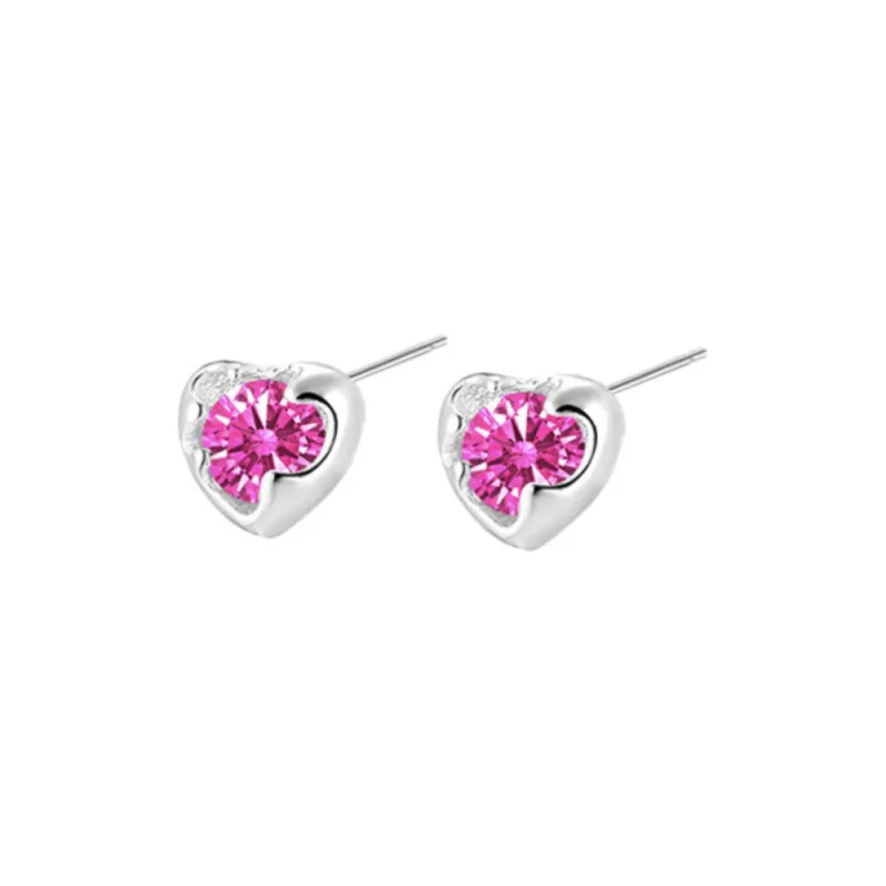 MACE MAVA Zircon With 925 Sterling Silver Pin Stud Earrings Unisex-3