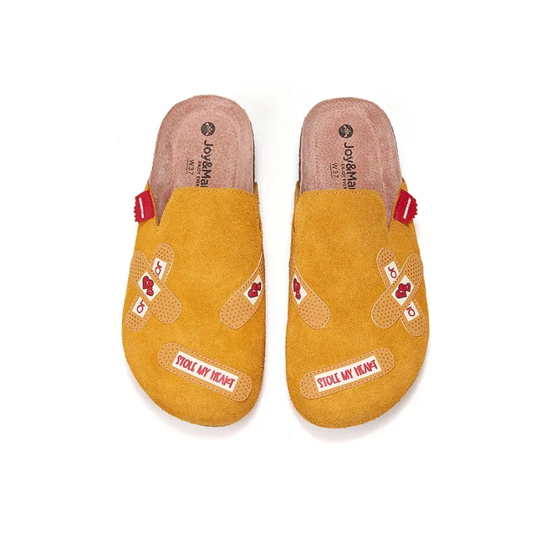 Joy&Mario Slip Resistant Closed Toe Slide Slippers Women's-10