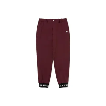 New Era Casual Pants Unisex Burgundy