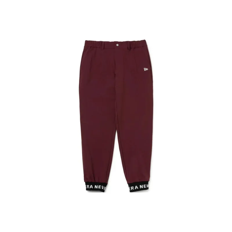 New Era Casual Pants Unisex Burgundy-0