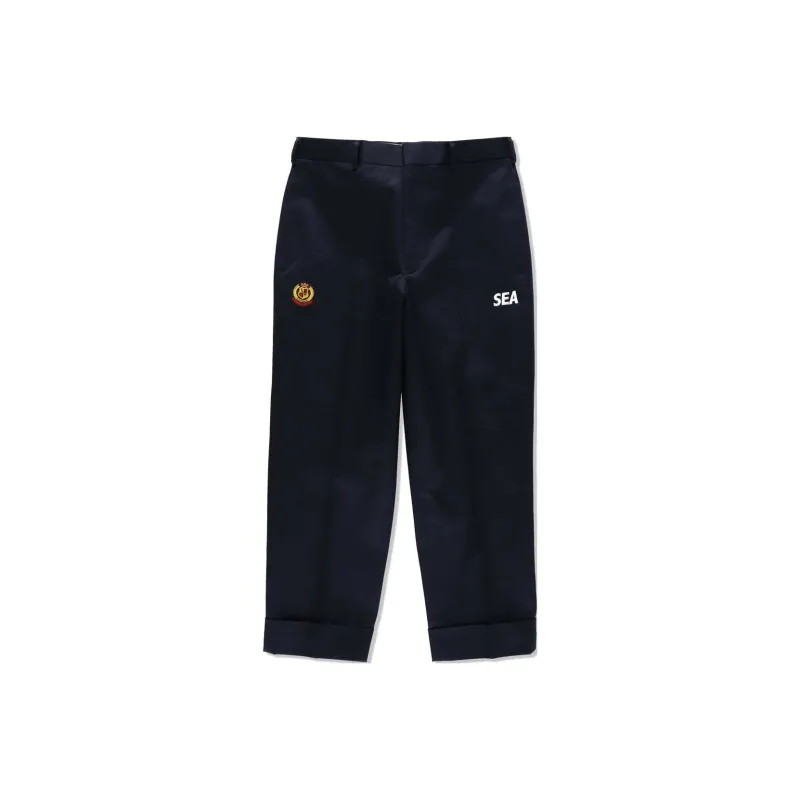 WIND AND SEA x J.PRESS ORIGINALS SS24 Casual Pants Unisex Marine Blue-0