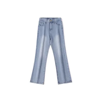 LANGWEIZHE Jeans Unisex Classic Blue