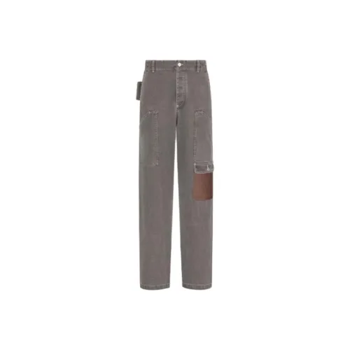 DIOR X Stone Island Cotton Canvas Cargo Jeans