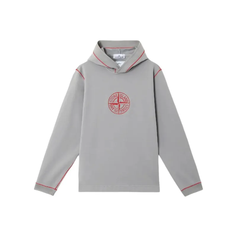 STONE ISLAND Snake Year Limited Collection Sweatshirts Unisex Gray-0
