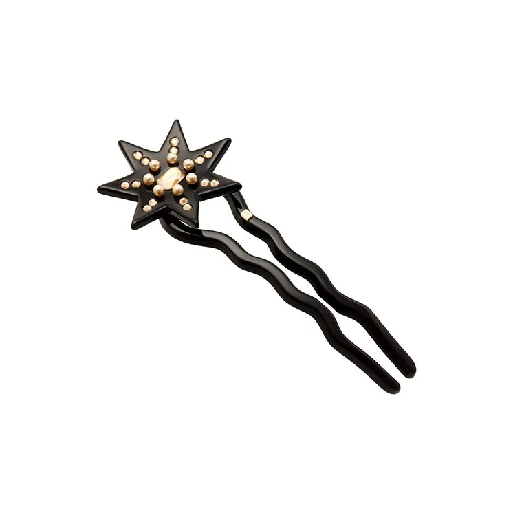 ALEXANDRE DE PARIS Stella Collection Hairpin Hair Dividing Clip Women's-7