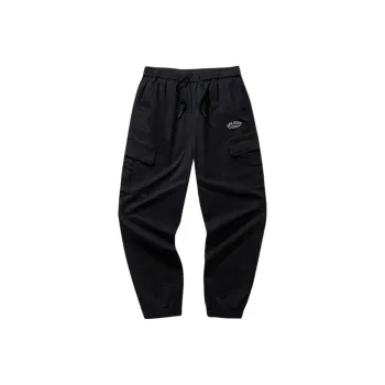 Anta Sports Life Collection Knitted Sports Pants Men's Basic Black