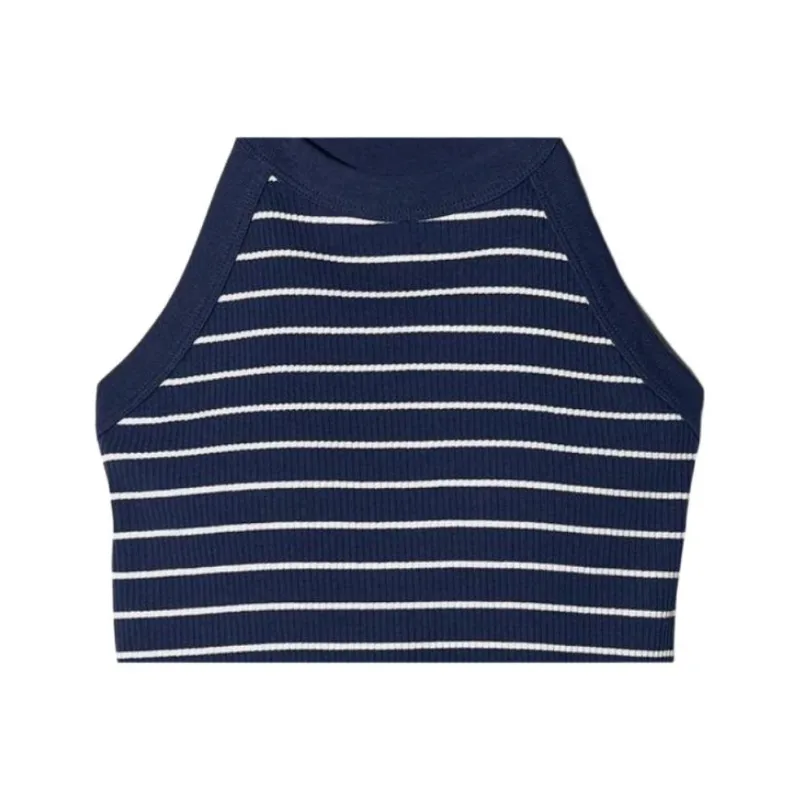 UNIQLO Tank Tops Women's Navy Blue-1