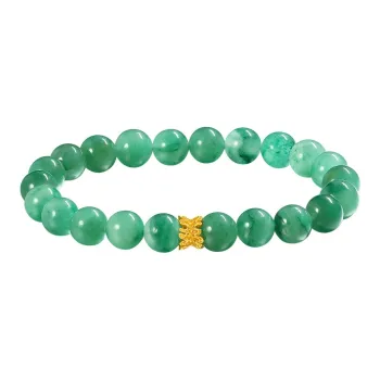 JINGUIFU Natural African Emerald Bracelets Women's