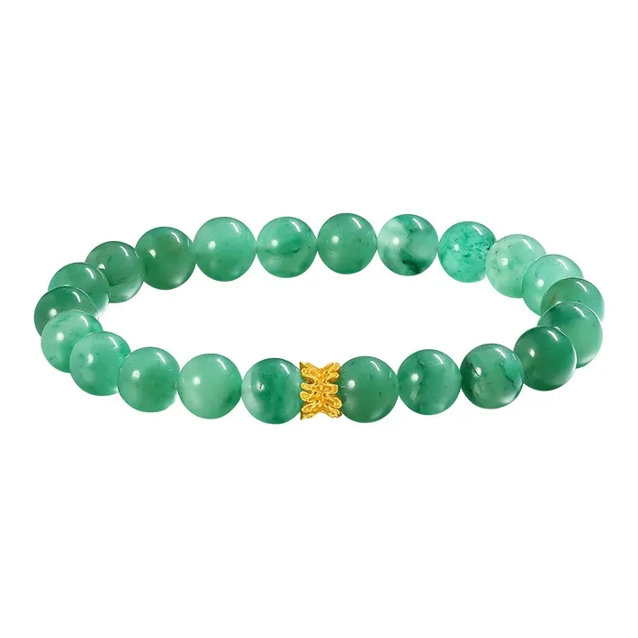 JINGUIFU Natural African Emerald Bracelets Women's-0