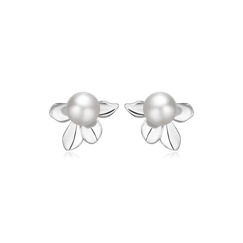 Onakiiko 999 Fine Silver Stud Earrings Women's-0