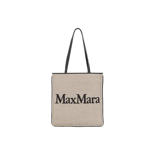 MaxMara Raffia Handbag Women's Beige