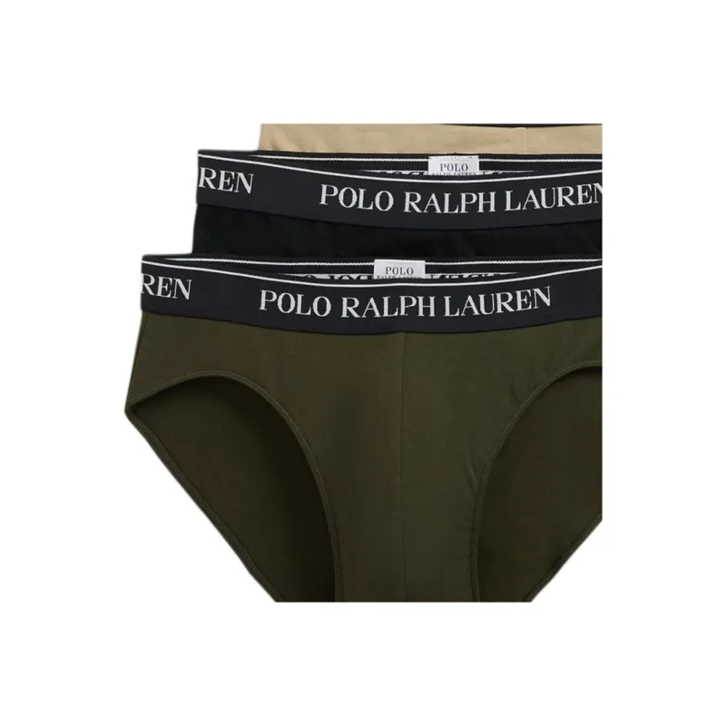 Polo Ralph Lauren Logo waistband Briefs Pack Of Three-3