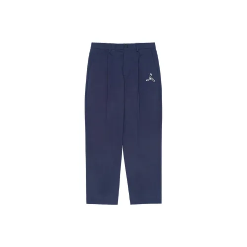 LI-NING 1990 Commuter Series Casual Pants Men Dark Ship Blue