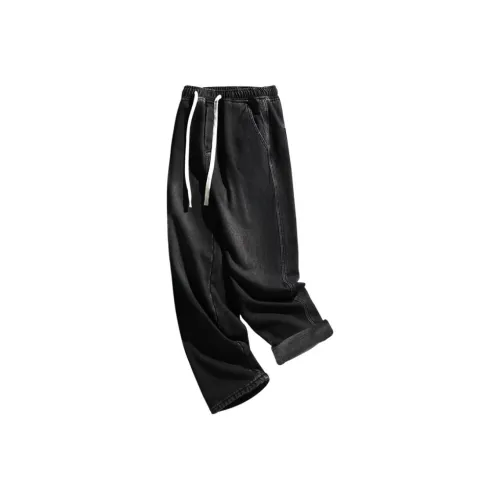 BIENKIMIIYE Casual Pants Unisex Black