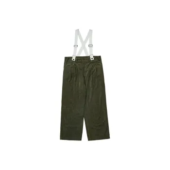 WAYNEXZAVIER Thickened Casual Pants Men's Army Green