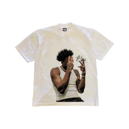 / T Shirts Unisex 3A Twin Yarn 100% Cotton 260g White