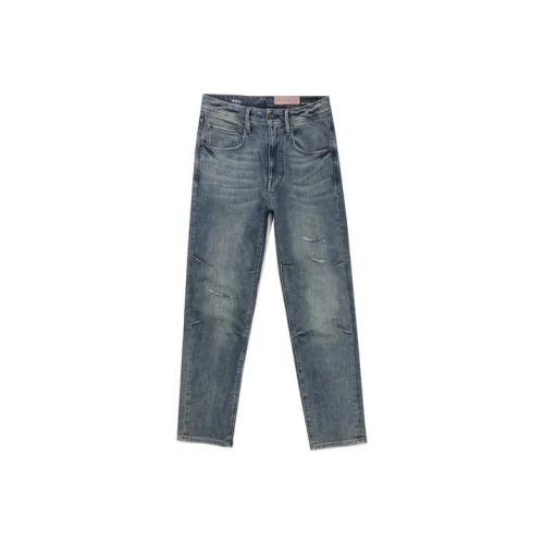 ABLE JEANS 옐로우 머드 블루 남성 청바지