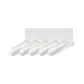 [5 Pack/10A Antibacterial Mulberry Silk]5 Pack White