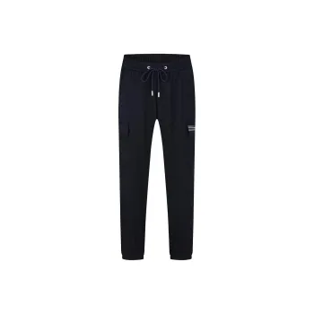 DEGAIA Knitted Sweatpants Men's Navy Blue