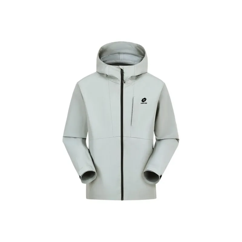 LOTTO Water-Resistant Windproof Breathable Wear-Resistant Warm Super-Light Water-Repellent Windbreaker Jacket Unisex-5