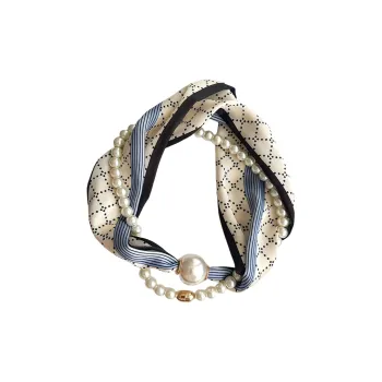 VINEY Faux Silk Scarves Women's