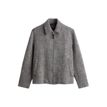 H&M Jackets & Coats Men's Black/White