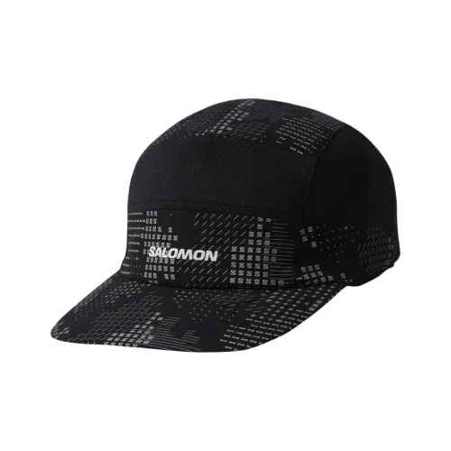SALOMON Fabric Baseball Caps Unisex Black