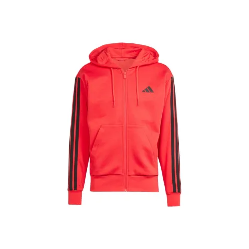 Adidas Free Shipping With AdiClub Essentials 3 Stripes Fleece Hoodie