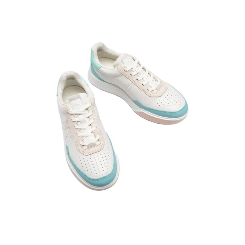 Ecco Street Shoe Collection Low Top Casual Shoes Women's Blue White-2