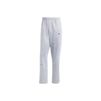 Adidas Originals x MILAOSHU Mickey Mouse Co brand Knitted Sports Pants Men's Gray