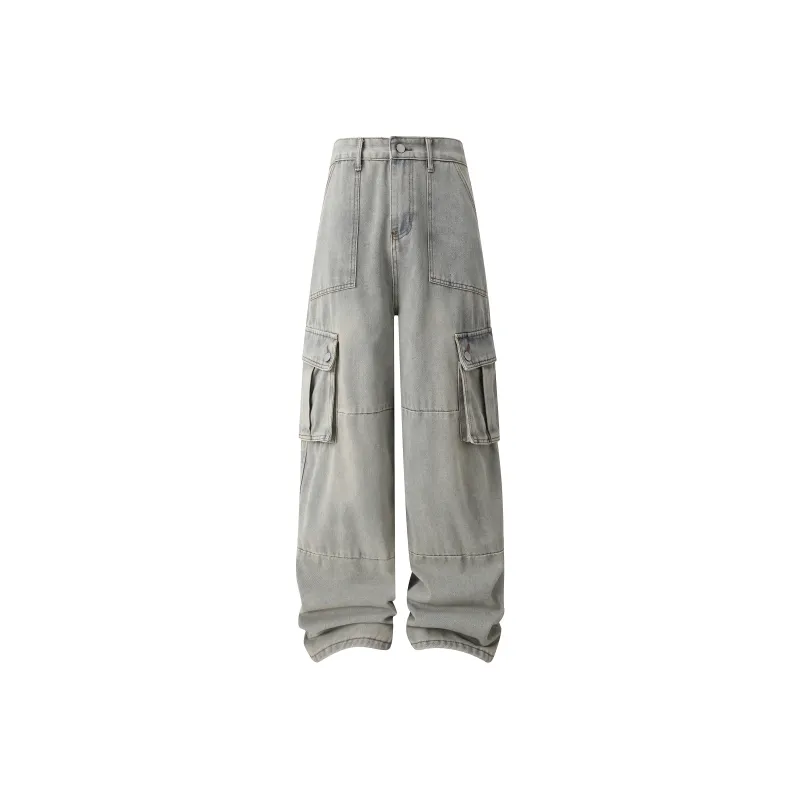 DAREASY Jeans Unisex Washed Blue-35