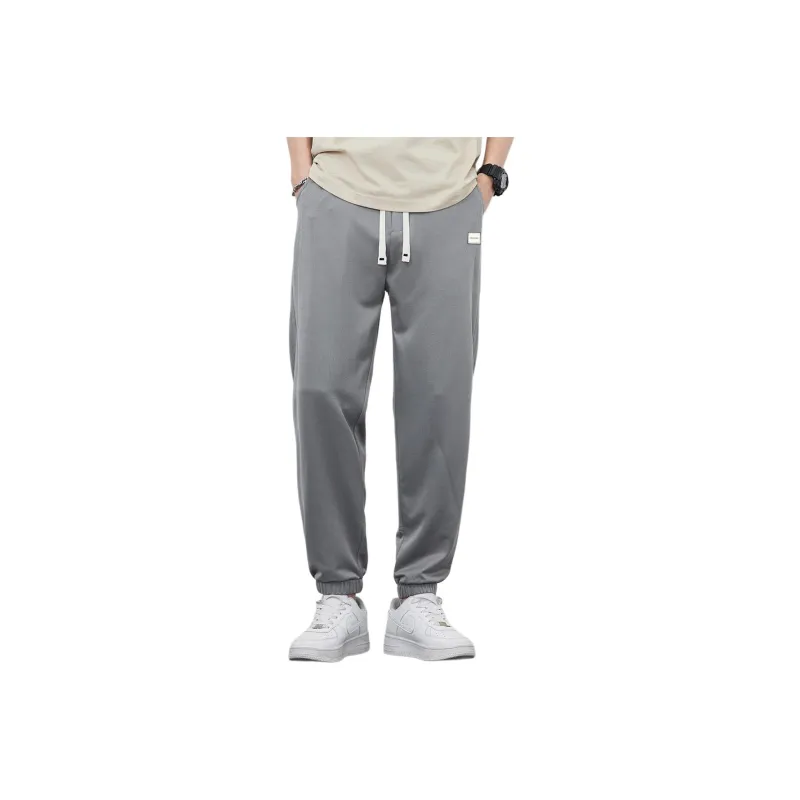 Tonlion Knitted Sports Pants Men's Dark Gray-0