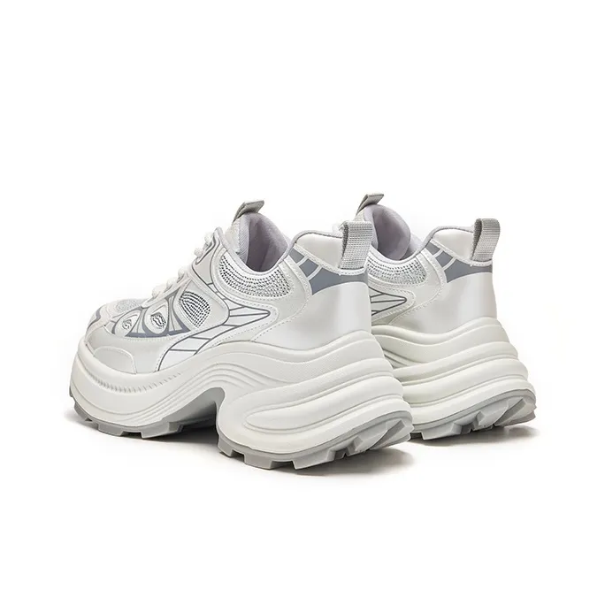 HR Low Top Chunky Sneakers Women's Ecru-3