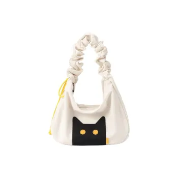 NOXXON Nylon Shoulder Bag, Handbag, Shoulder Bag Women's Petal Pink/Mint Green/Obsidian Black/Ecru