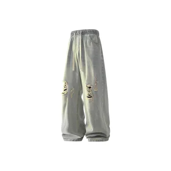 EOOVEN Jeans Unisex Ice Blue