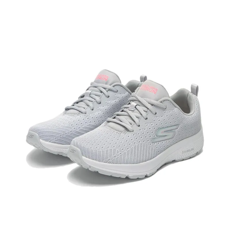 Skechers Go Run Consistent Anti Slip Wear Resistant Low Top Casual Running Shoes Women's Gray-1