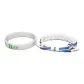 White, Irving Reflective+Glow in The Dark Two Stripes