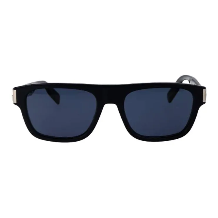DIOR Acetate Square Sunglasses Men's Blue-1