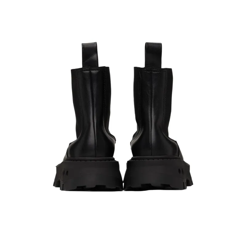 SIMON MILLER Goring Scrambler Short Chelsea Boots Women's Black-4