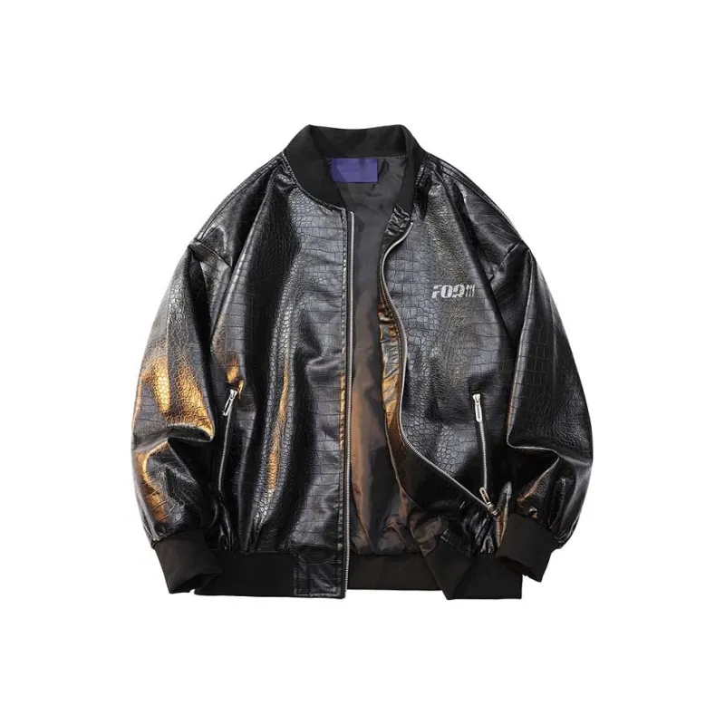 FAX FOR FMACM Leather Jacket Unisex-2
