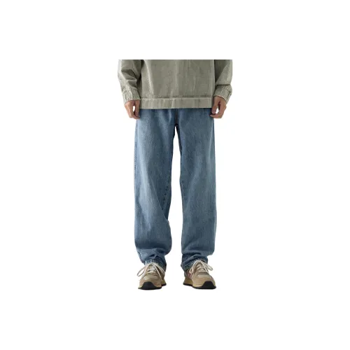 SONGS ALONG Jeans Men's Cooling Sensation Blue