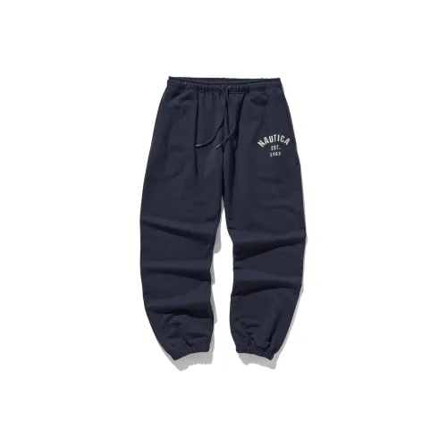Nautica White Sail Knitted Sports Pants Unisex