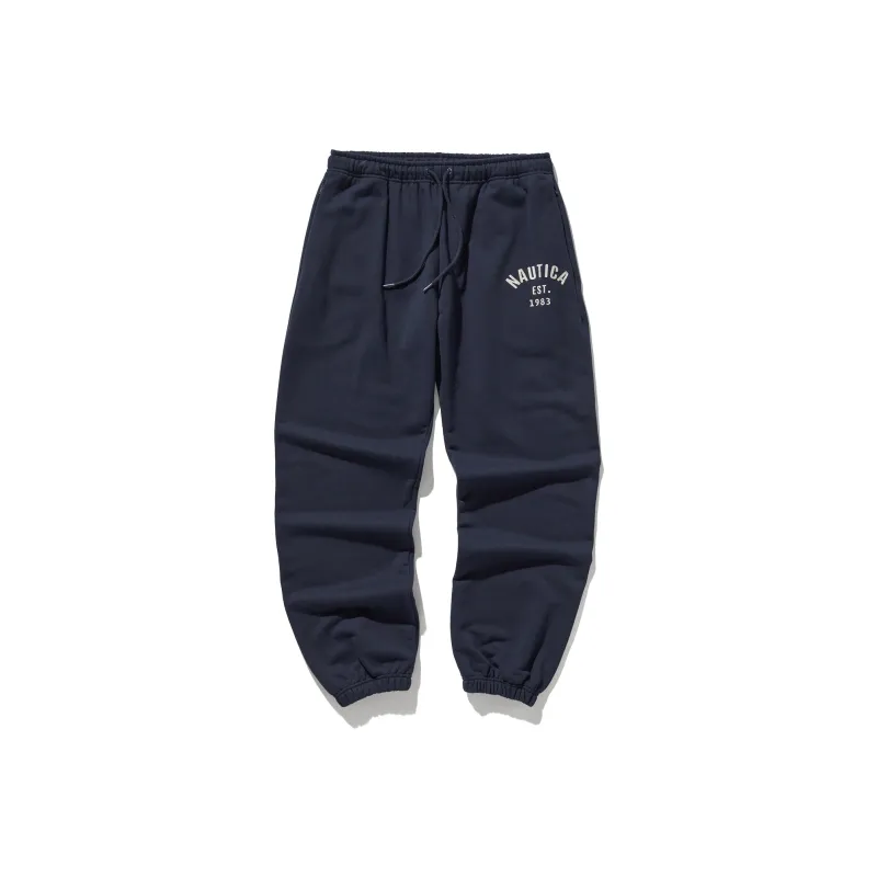 Nautica White Sail Knitted Sports Pants Unisex-0